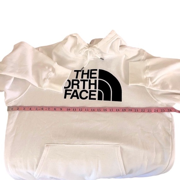 The North Face Half Dome Logo Pullover Hoodie Long Sleeves Kangaroo Pockets New - Picture 6 of 12